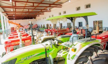 Gov Alia inspects tractors assembly plant, assures full agricultural mechanization.