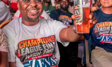 UCL Final: BIPC Holds Watch Party With Zeva Beer For Arsenal Fans In Benue