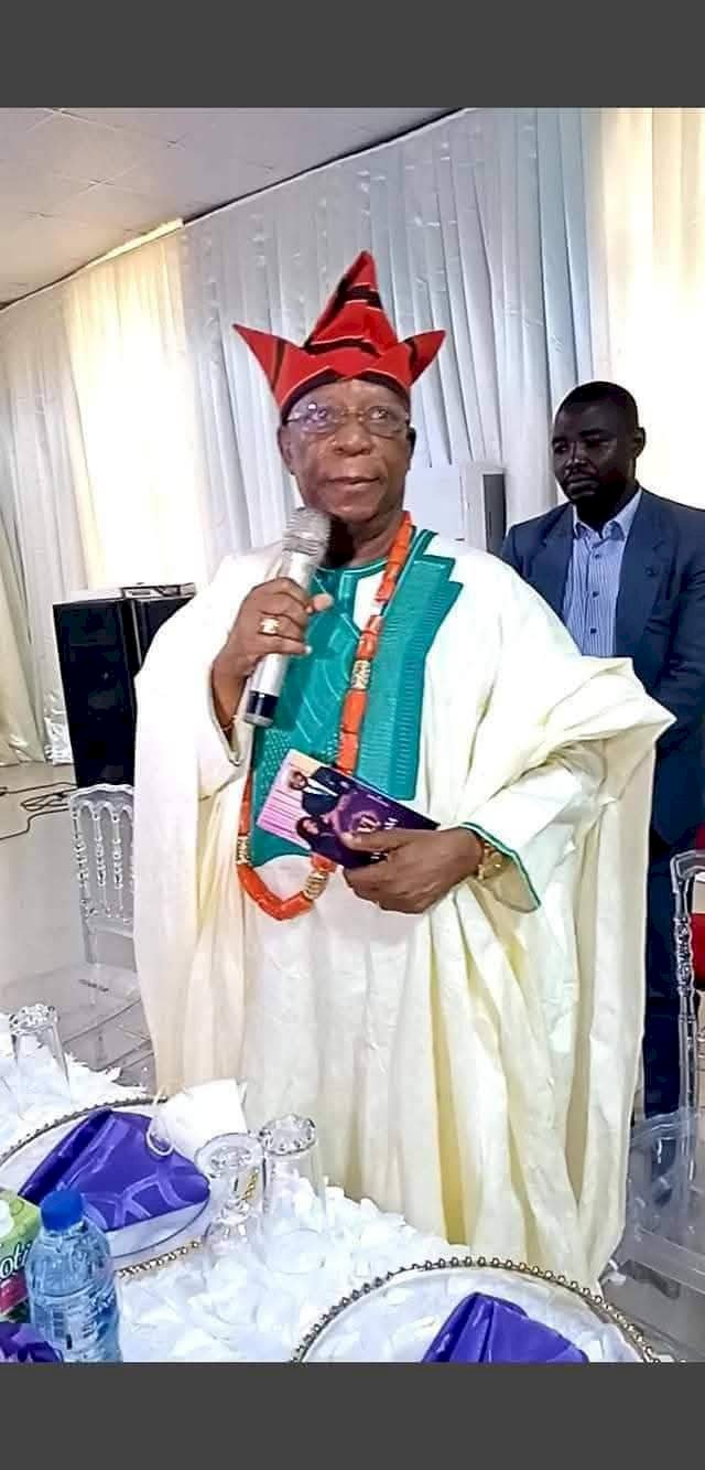 Deputy Speaker, Lami Salutes Chief  Mike Onoja  At  77