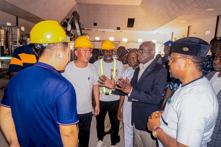 Alia tours food basket brewery, pledges Benue industrial growth